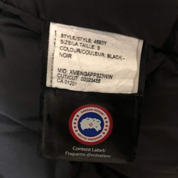 Canada Goose Youth Britannia Parka Kid Kids Girl Girls Small 7-8 - Picture 7 of 10